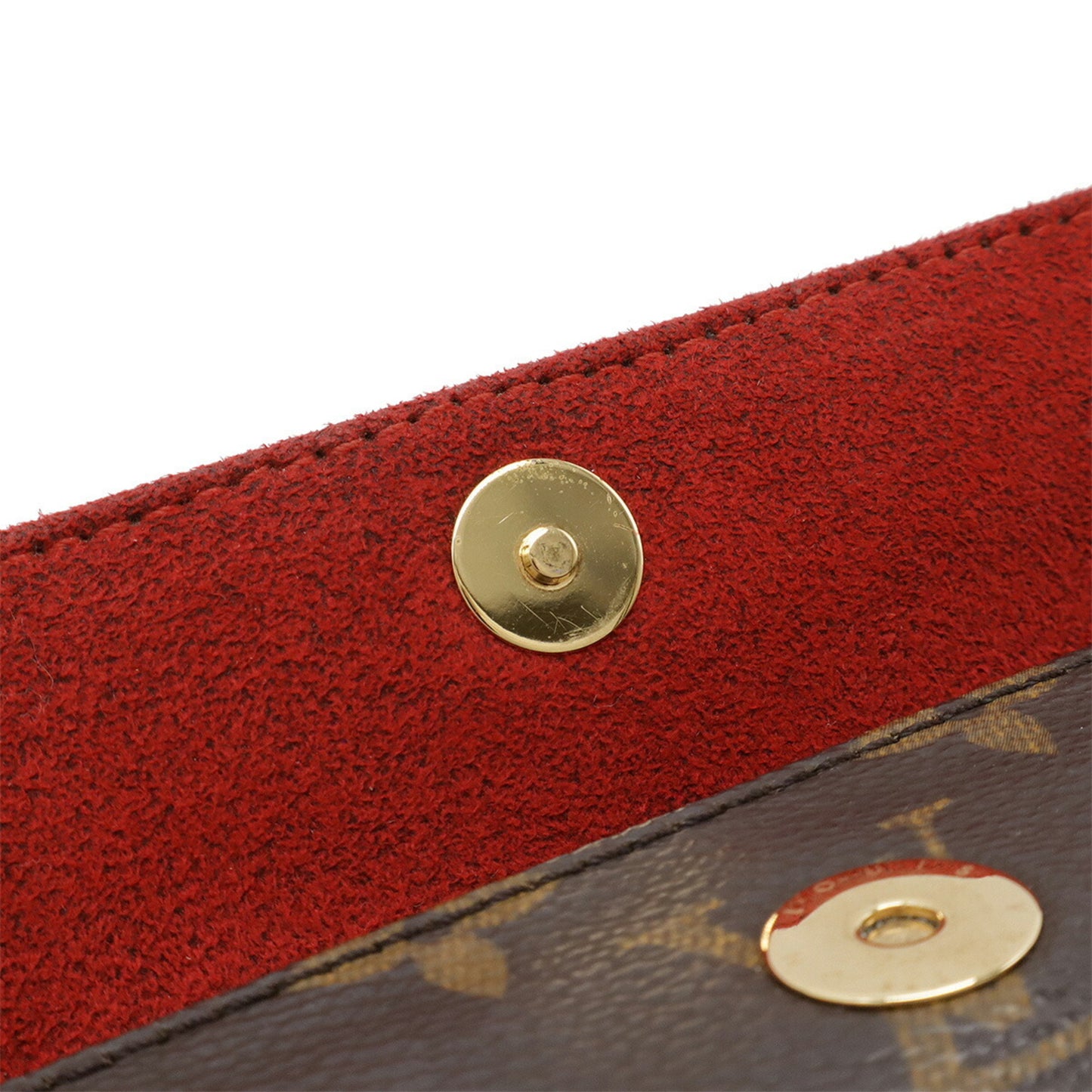 Louis Vuitton Recital, Brown, Canvas, handbag