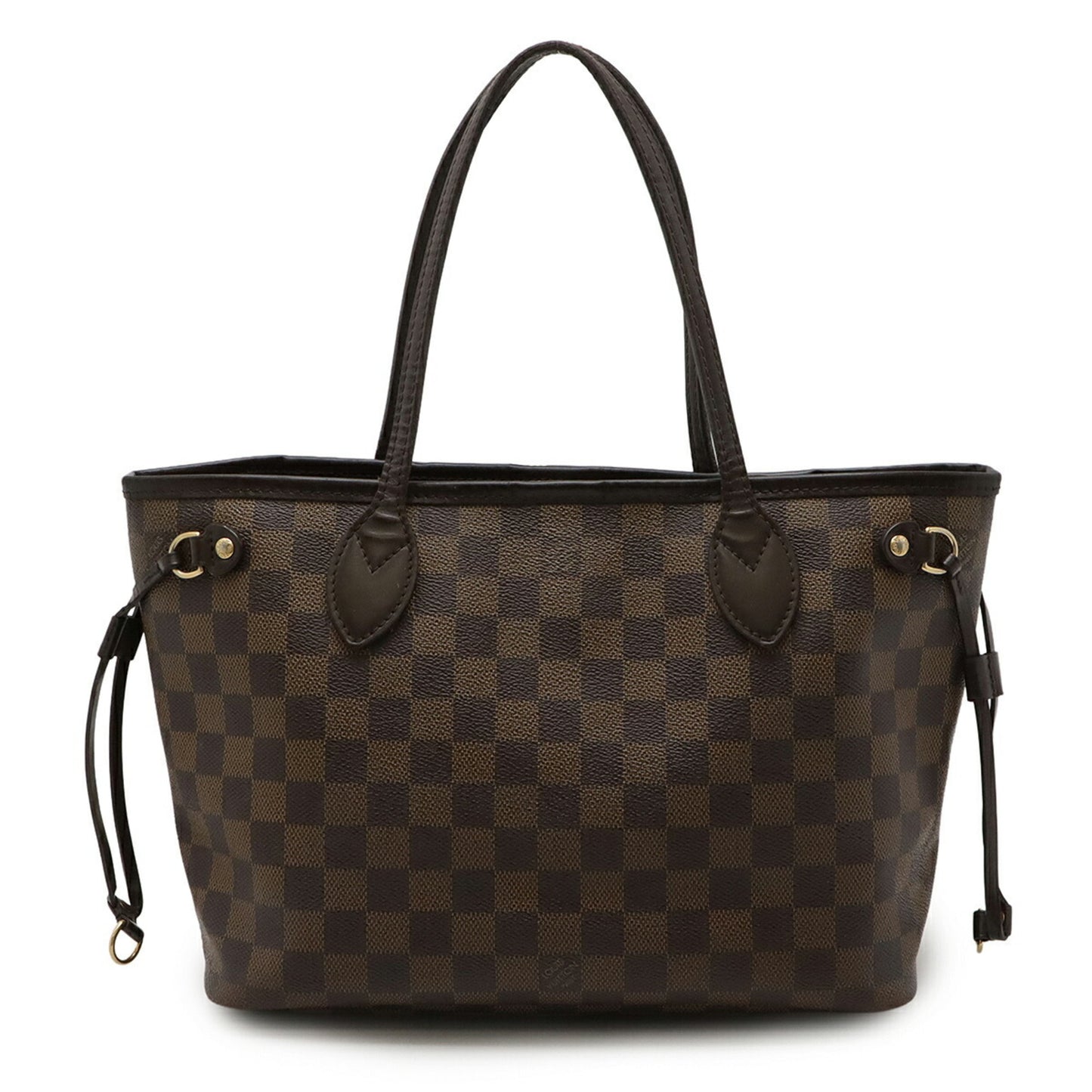 Louis Vuitton Neverfull PM, Brown, Canvas, tote