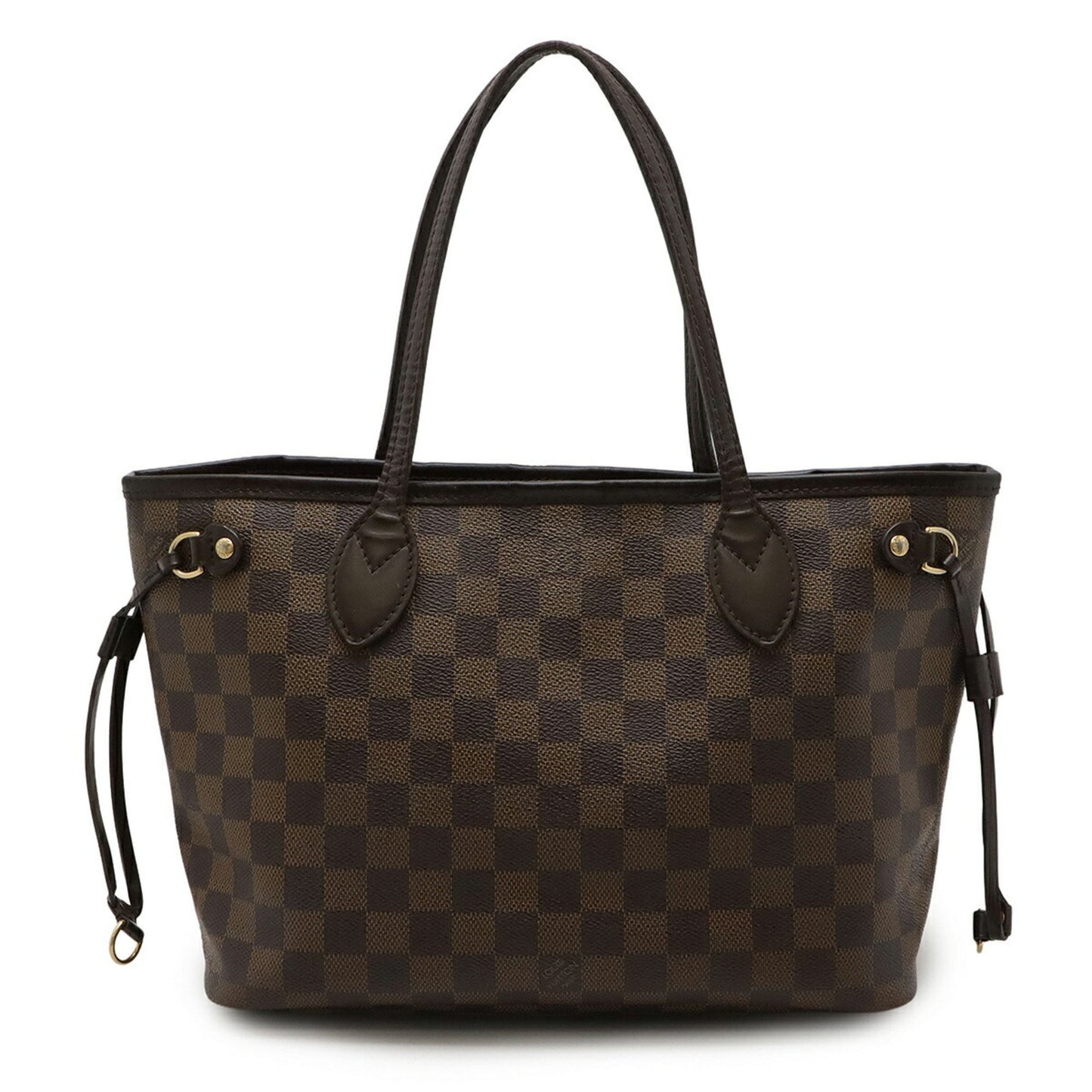 Louis Vuitton Neverfull PM, Brown, Canvas, tote