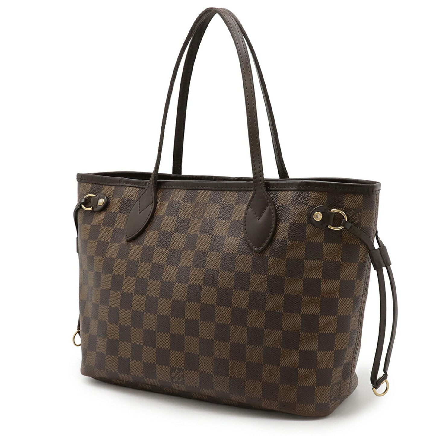 Louis Vuitton Neverfull PM, Brown, Canvas, tote
