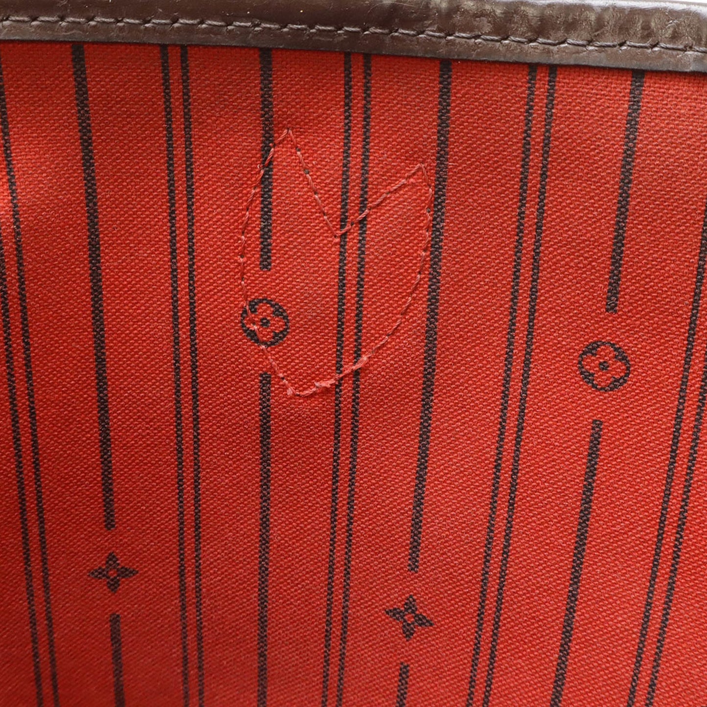 Louis Vuitton Neverfull PM, Brown, Canvas, tote