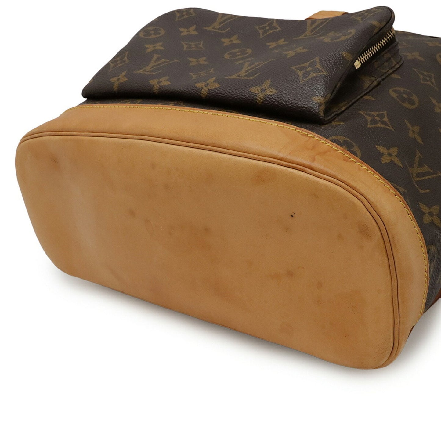 Louis Vuitton Montsouris GM, Brown, Canvas, backpack