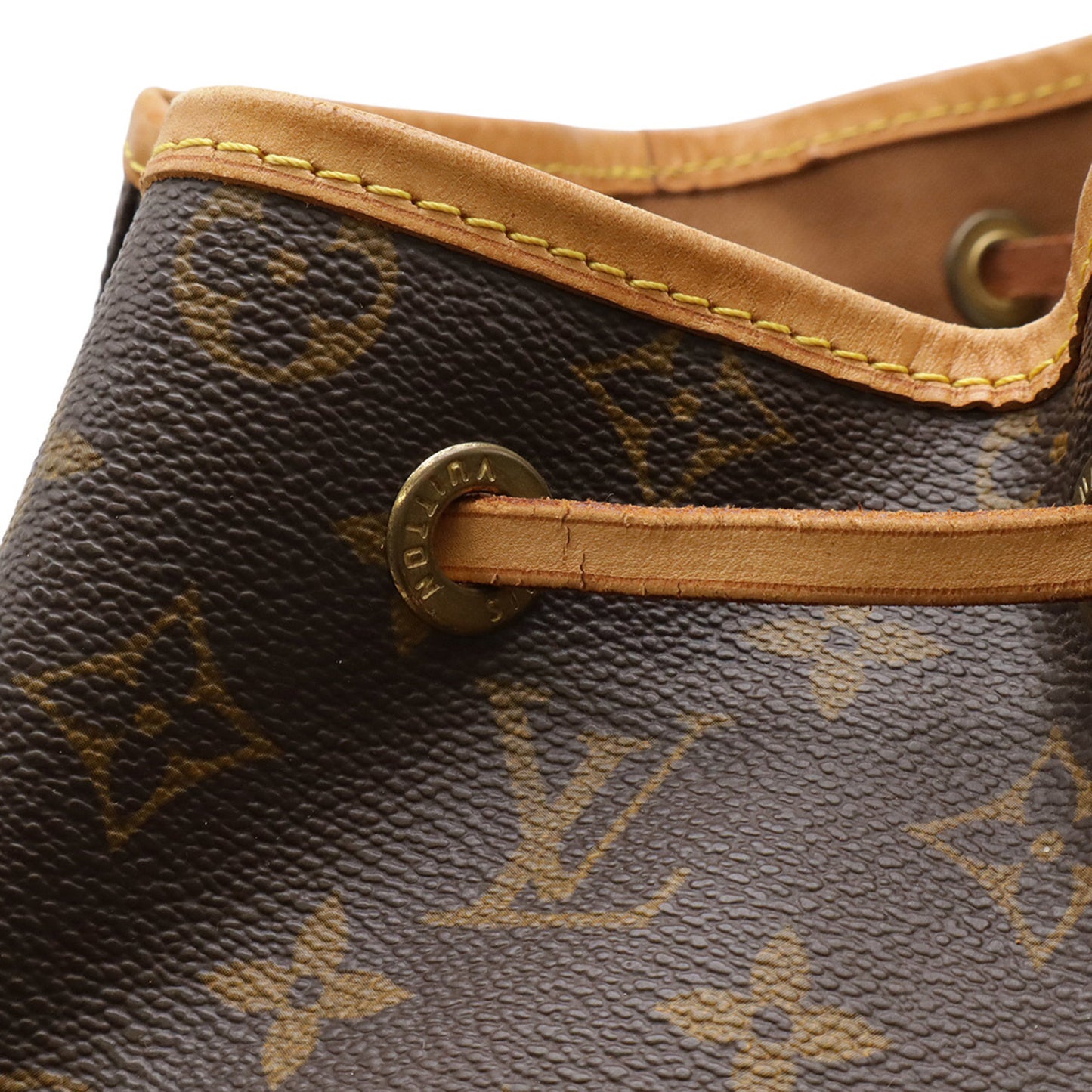 Louis Vuitton Montsouris GM, Brown, Canvas, backpack