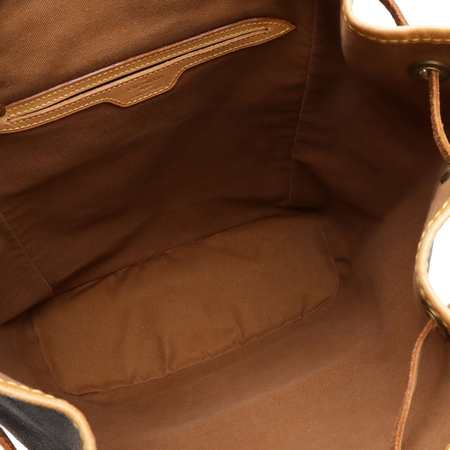 Louis Vuitton Montsouris GM, Brown, Canvas, backpack