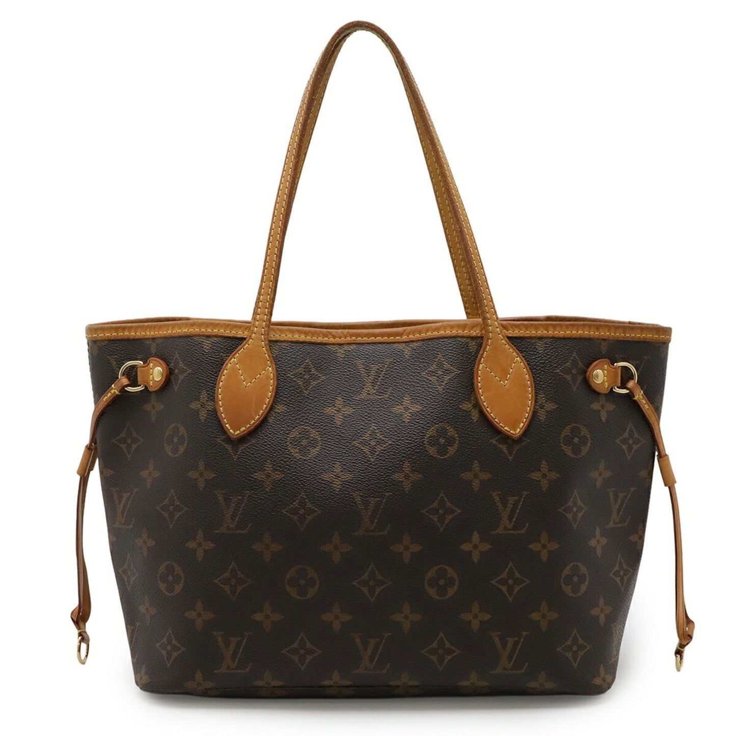 Louis Vuitton Neverfull PM, Brown, Canvas, tote