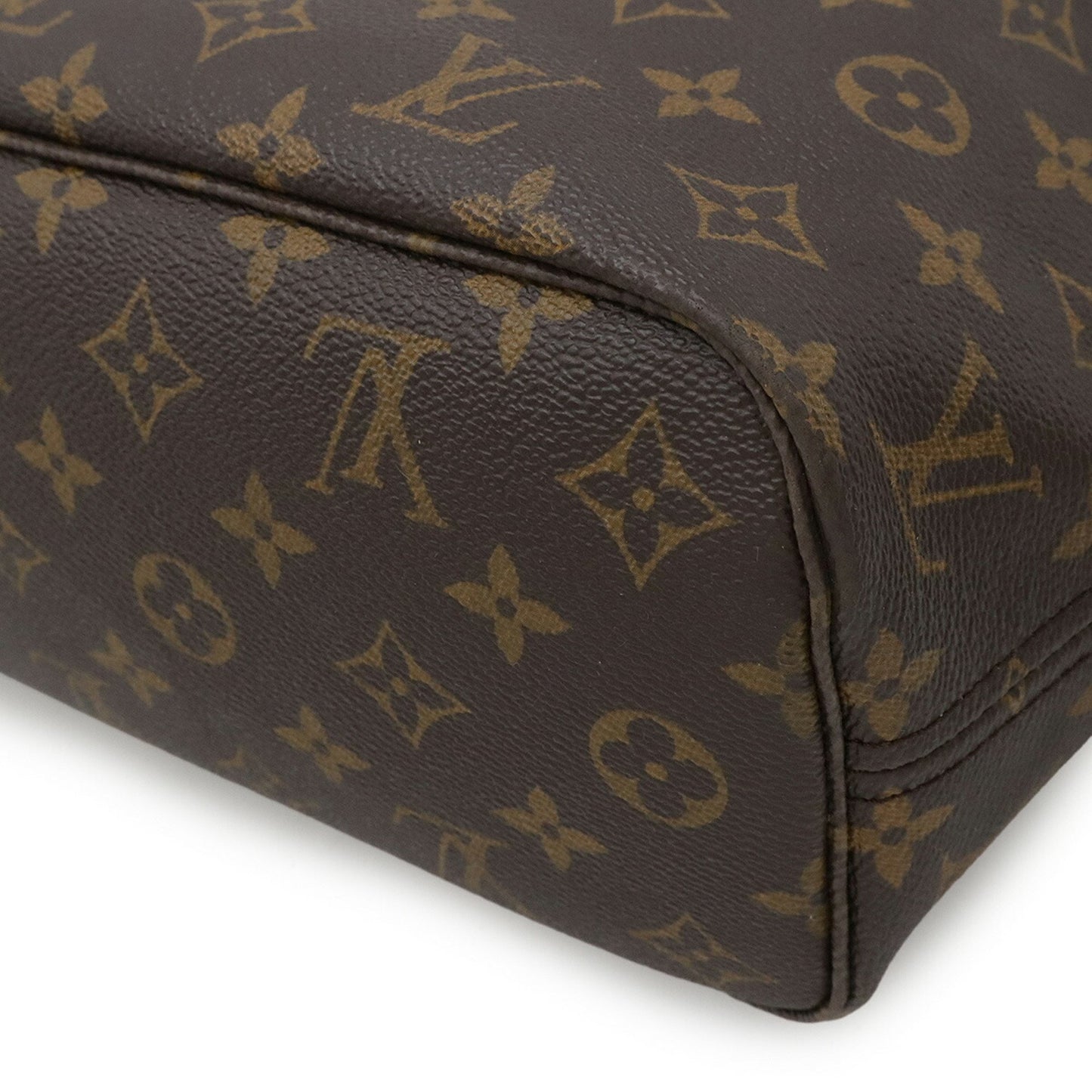 Louis Vuitton Neverfull PM, Brown, Canvas, tote