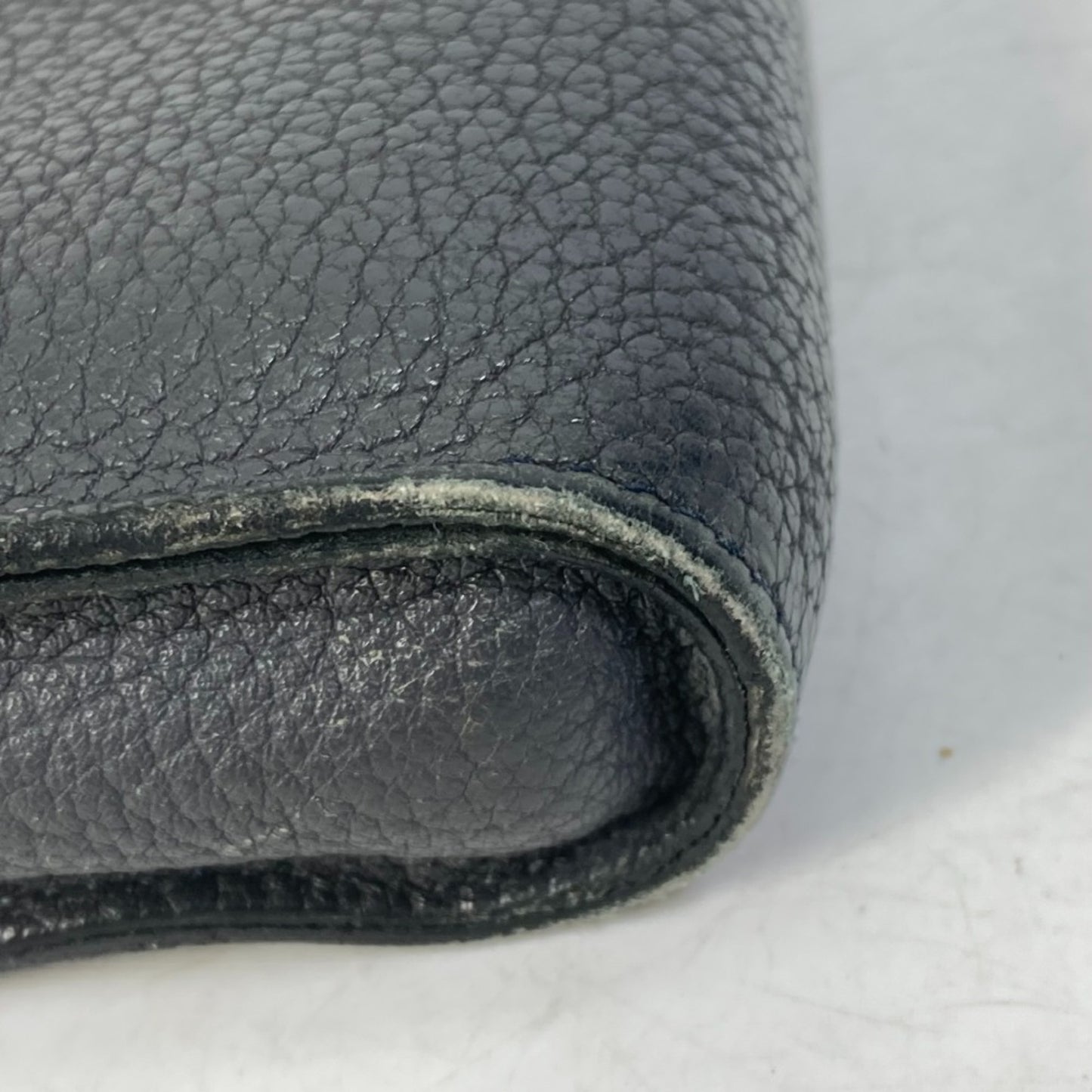 Hermès Pochette, Grey, Leather, clutch