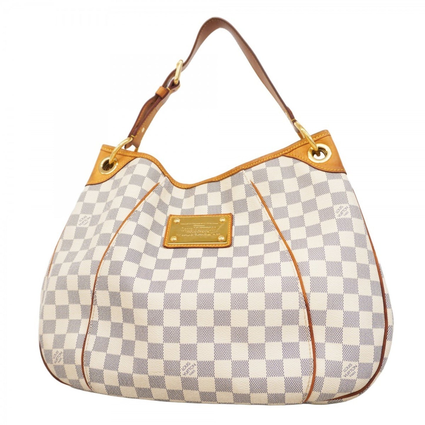 Louis Vuitton Galliera, White, Canvas, shoulder