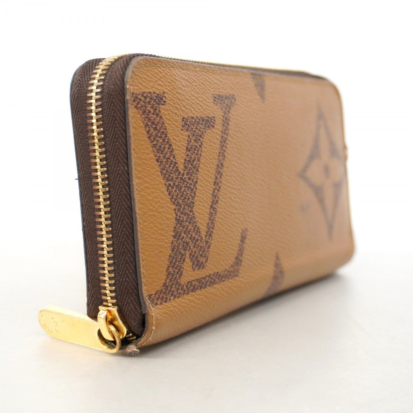 Louis Vuitton Zippy wallet, Brown, Canvas, wallet