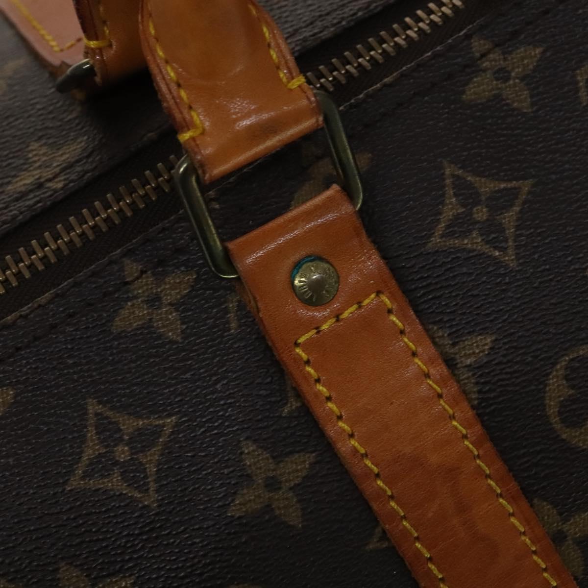 Louis Vuitton Keepall 60, Brown, Canvas, travel