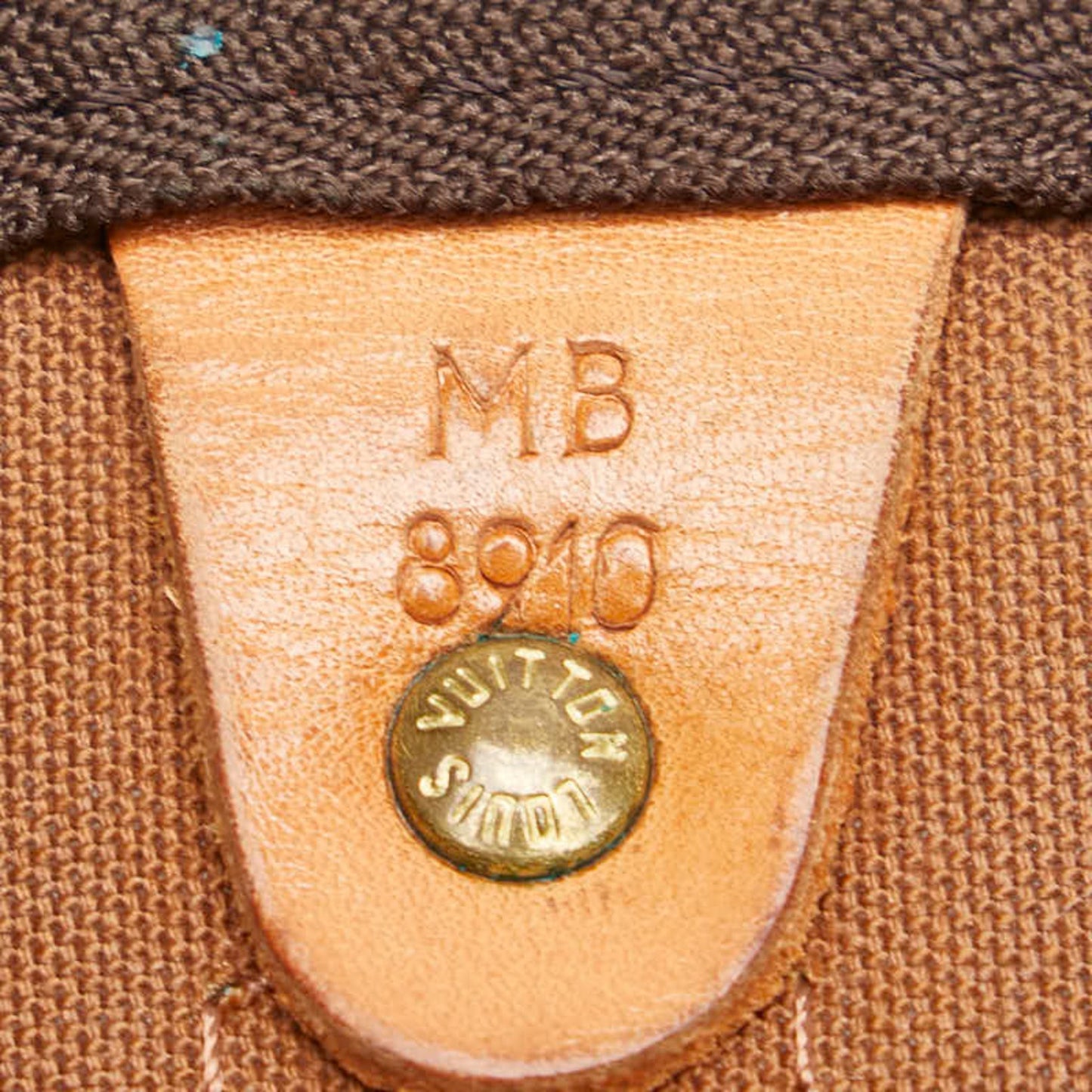 Louis Vuitton Keepall 50, Brown, Canvas, travel