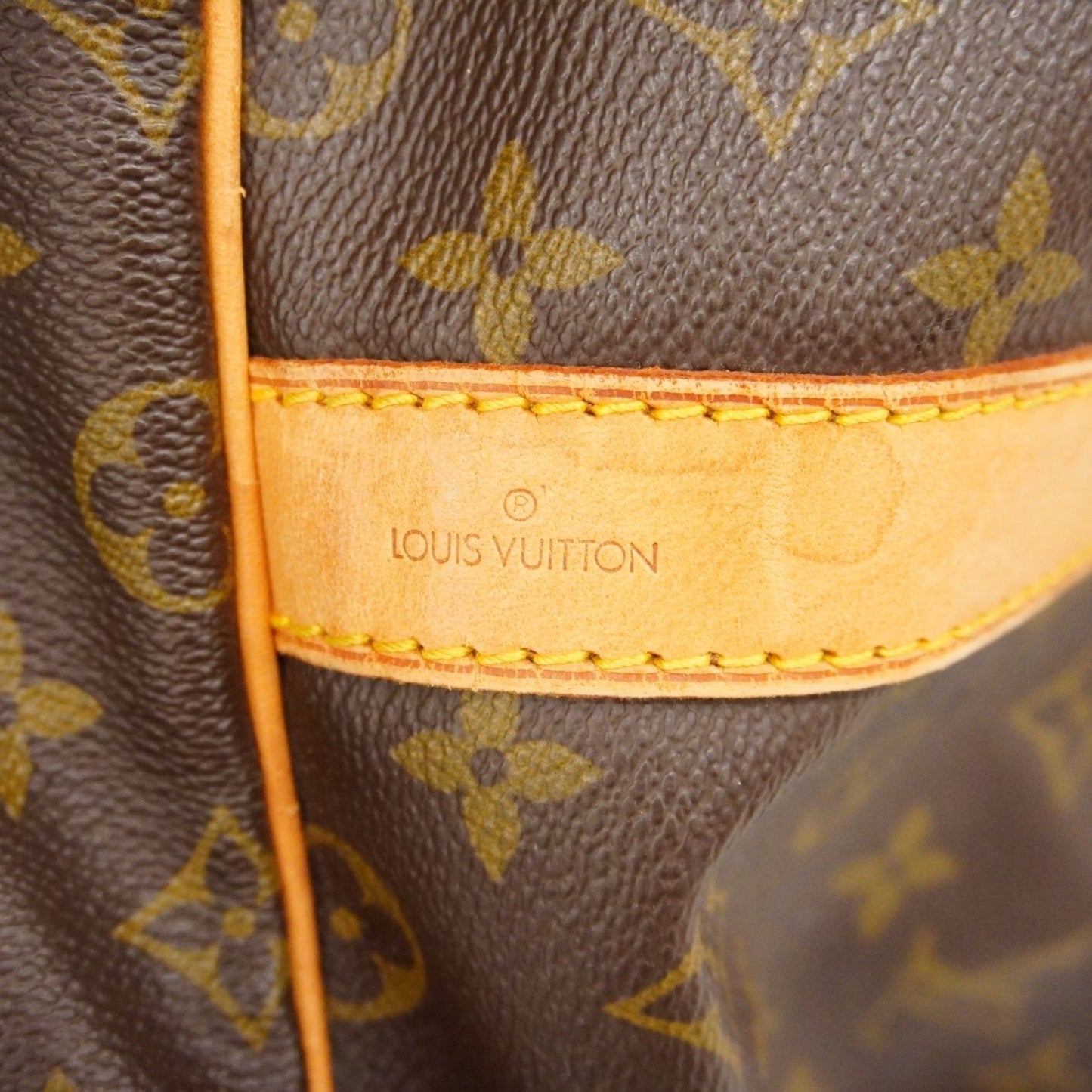 Louis Vuitton Keepall Bandouliere 55, Brown, Canvas, travel