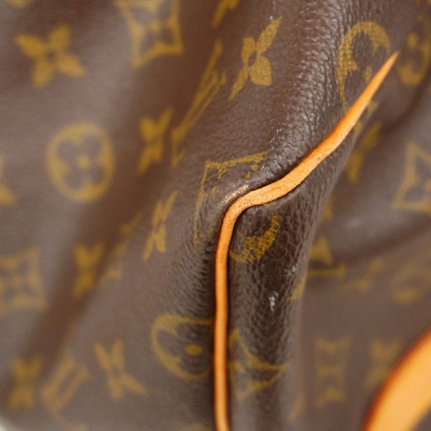 Louis Vuitton Keepall Bandouliere 55, Brown, Canvas, travel