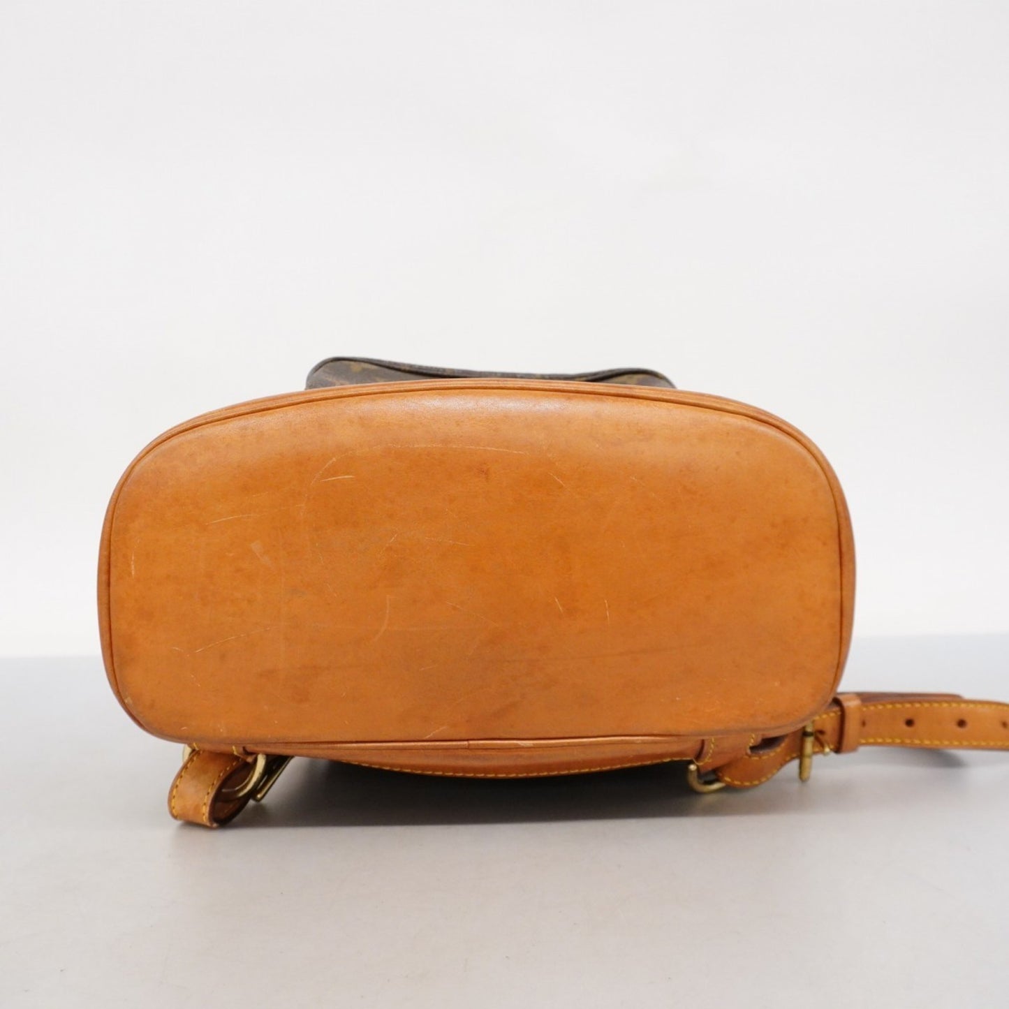 Louis Vuitton Montsouris MM, Brown, "CANVAS, LEATHER", backpack