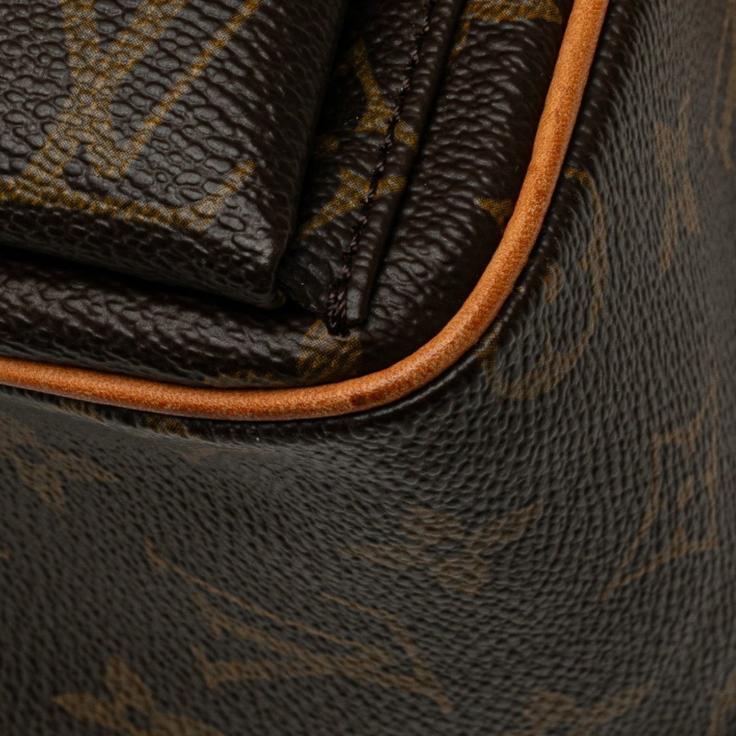 Louis Vuitton Viva Cité, Brown, Canvas, shoulder