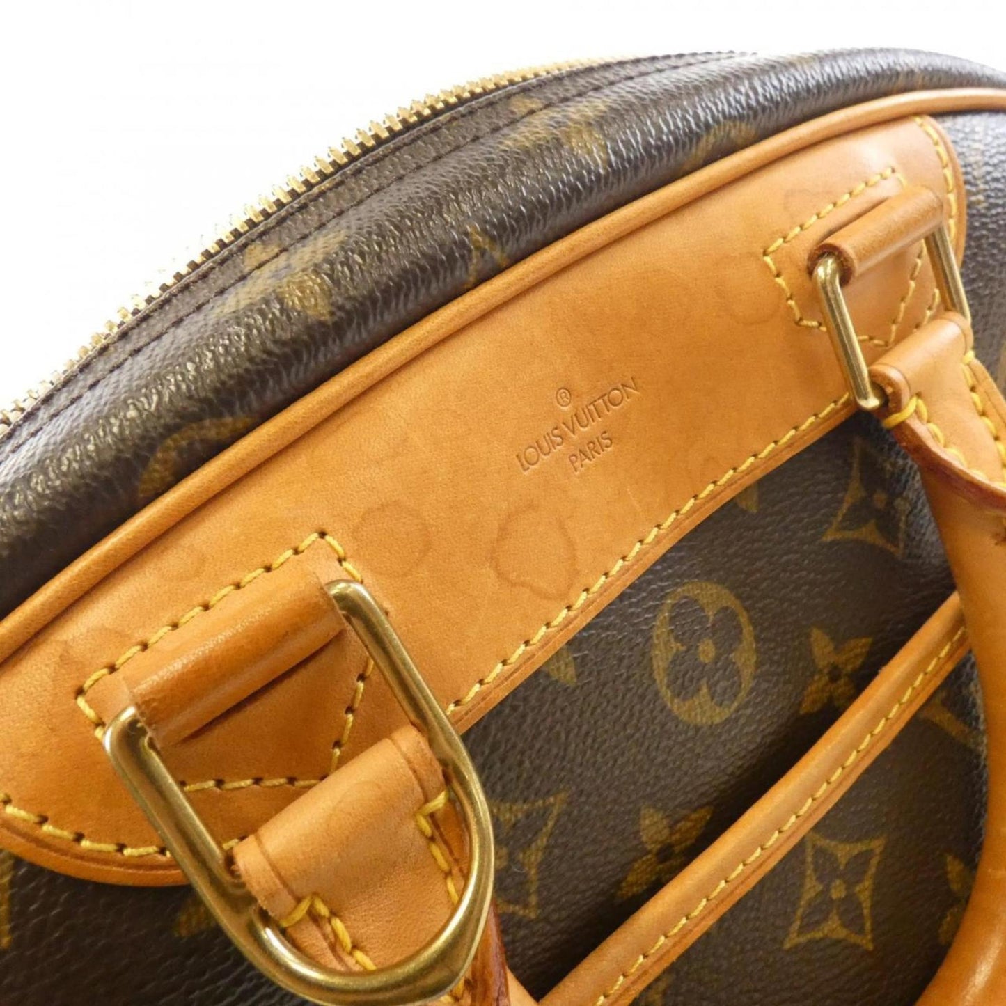 Louis Vuitton Trouville, Brown, Canvas, handbag