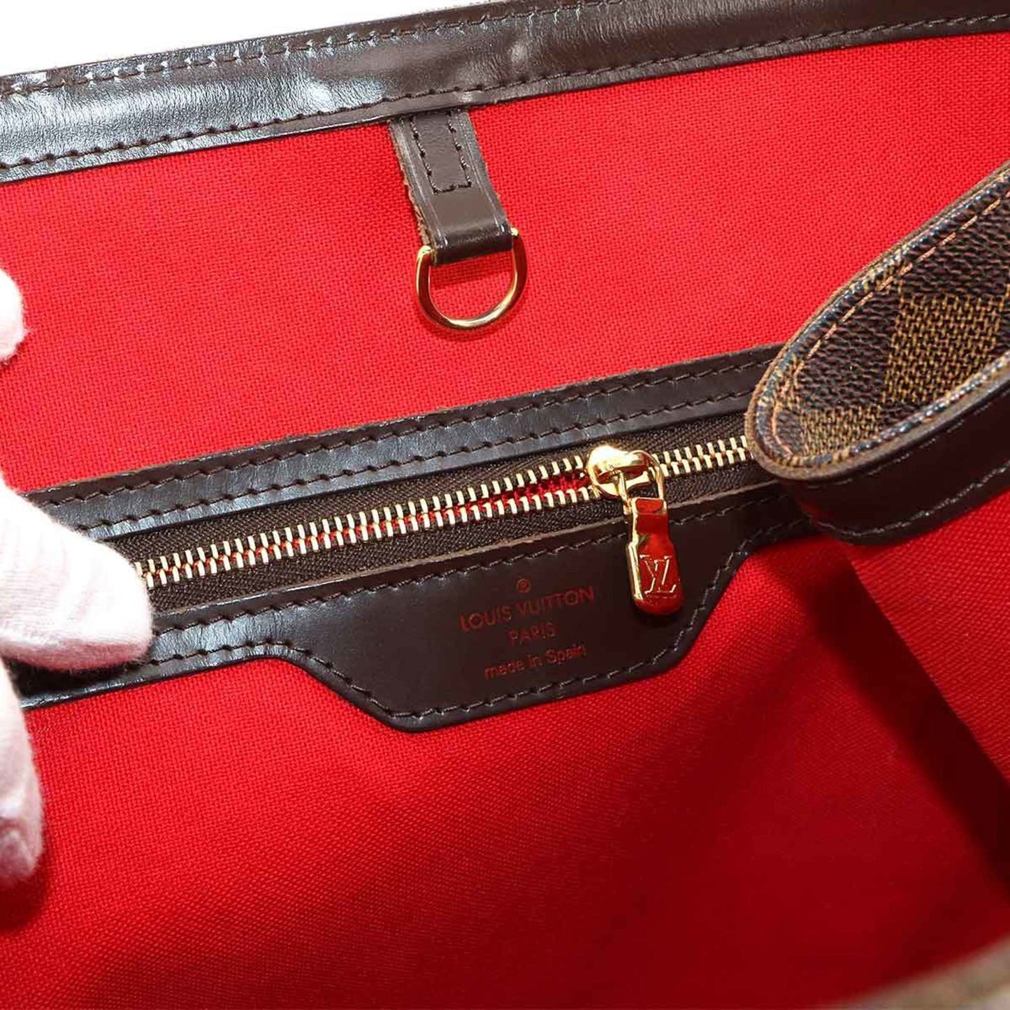 Louis Vuitton Rivington, Brown, Canvas, tote