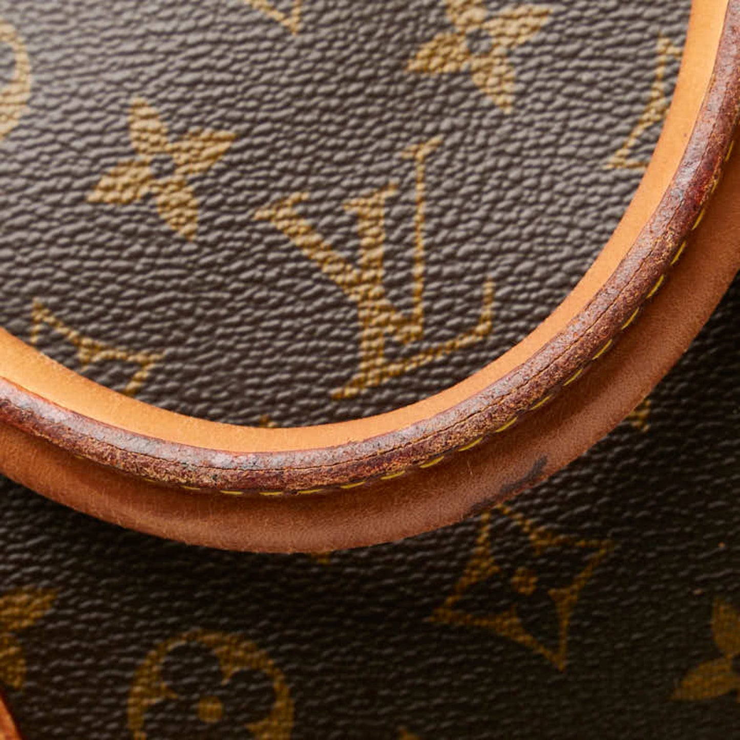 Louis Vuitton Keepall Bandoulière 60, Brown, Canvas, travel