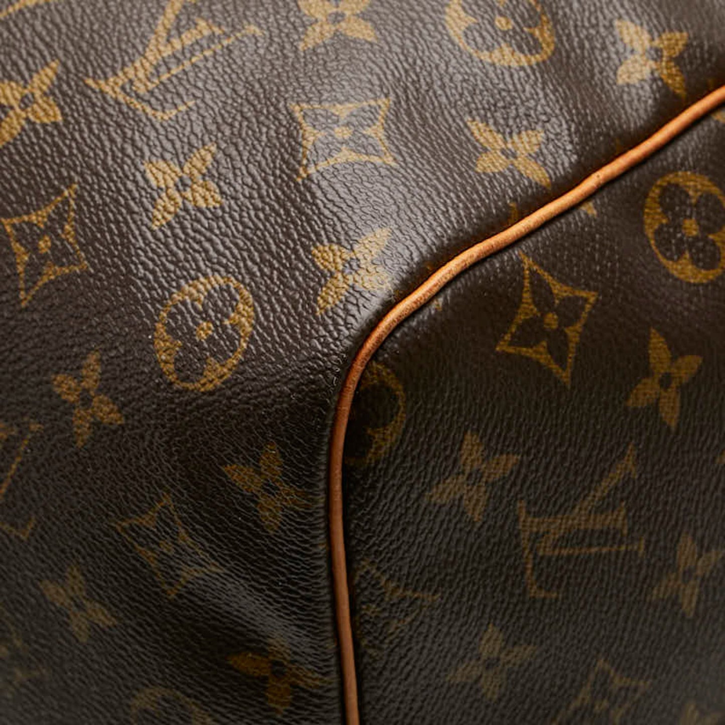 Louis Vuitton Keepall Bandoulière 60, Brown, Canvas, travel