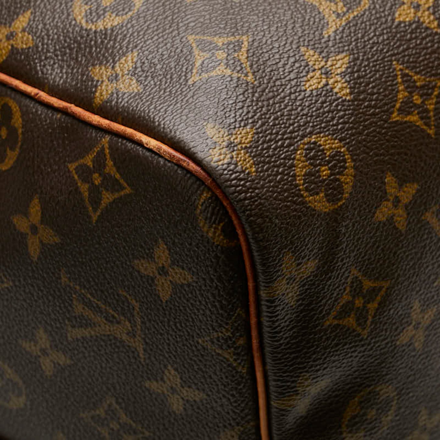 Louis Vuitton Keepall Bandoulière 60, Brown, Canvas, travel