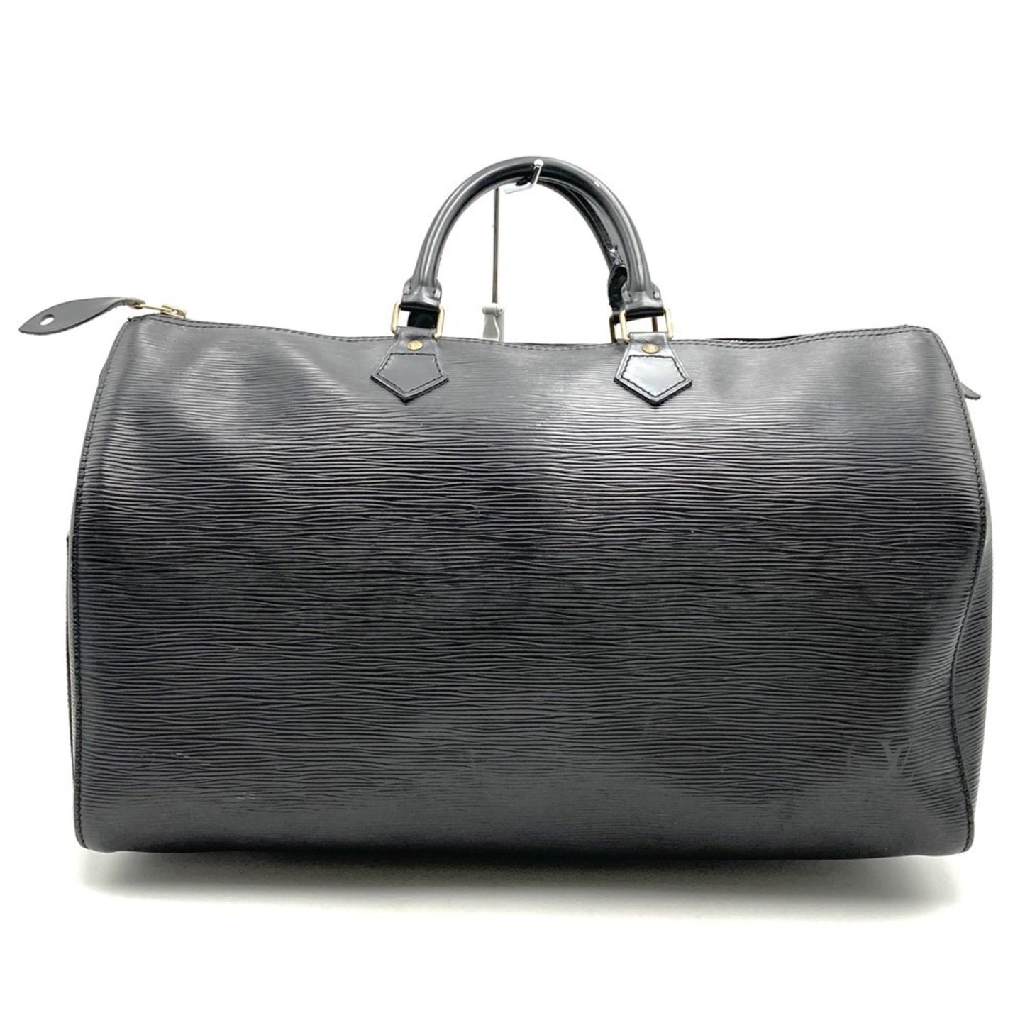 Louis Vuitton Speedy 40, Black, Leather, handbag