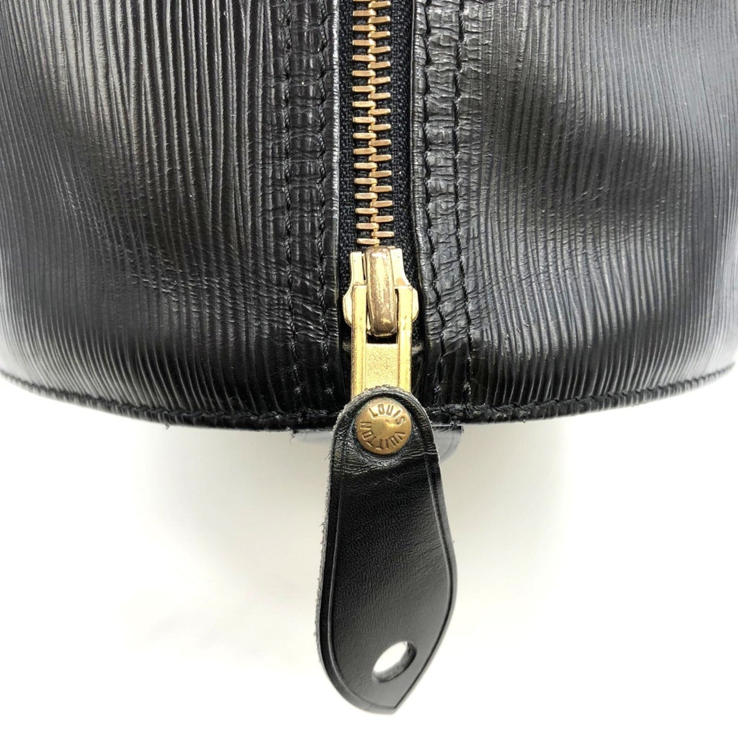 Louis Vuitton Speedy 40, Black, Leather, handbag