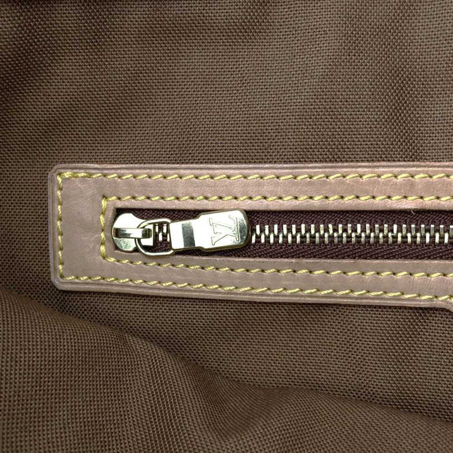 Louis Vuitton Mezzo, Brown, Canvas, tote