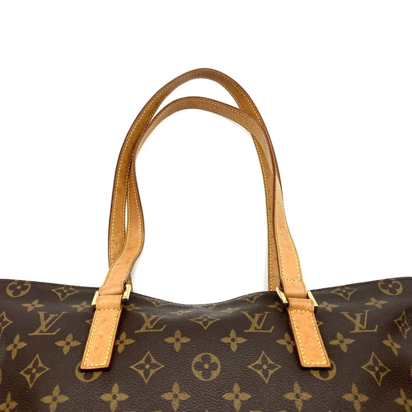 Louis Vuitton Mezzo, Brown, Canvas, tote