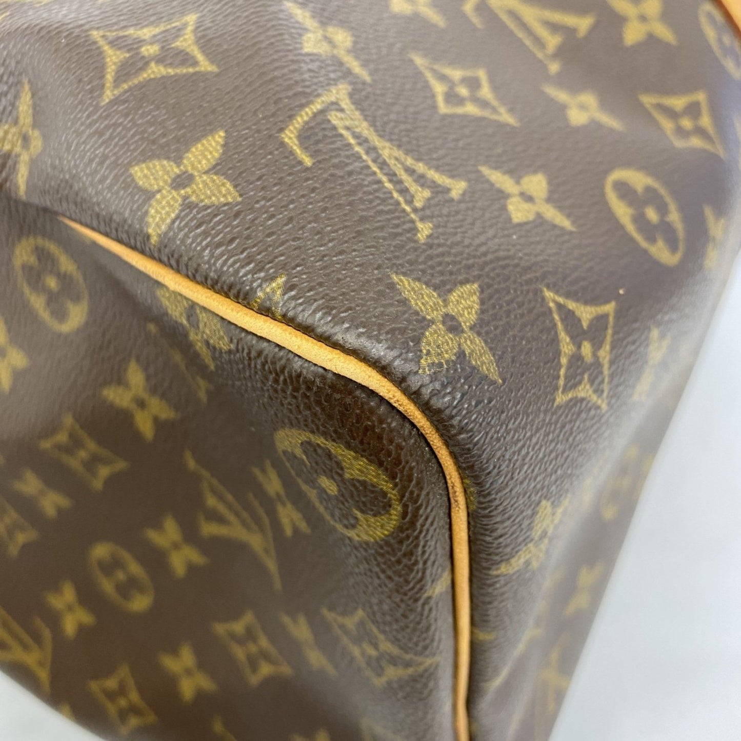 Louis Vuitton Keepall 45, Brown, Canvas, travel