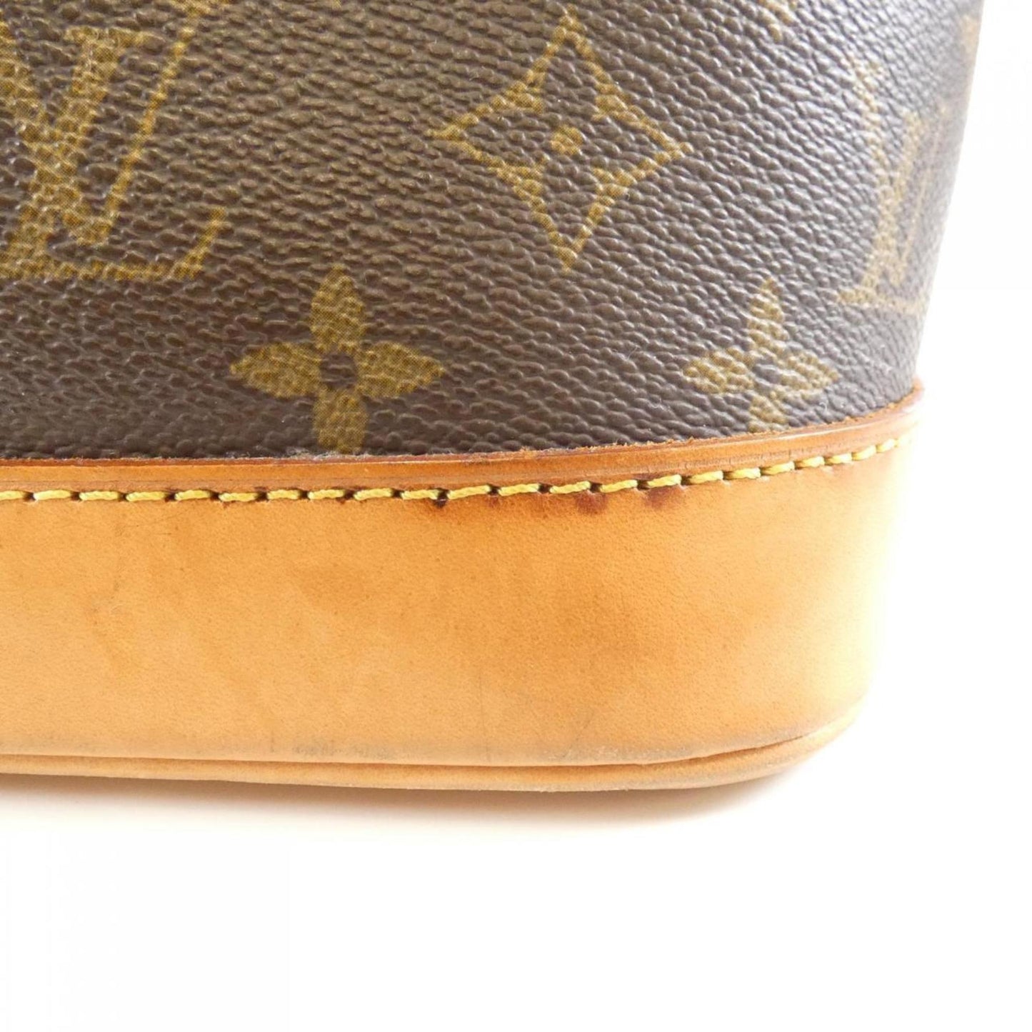 Louis Vuitton Alma, Brown, Canvas, handbag
