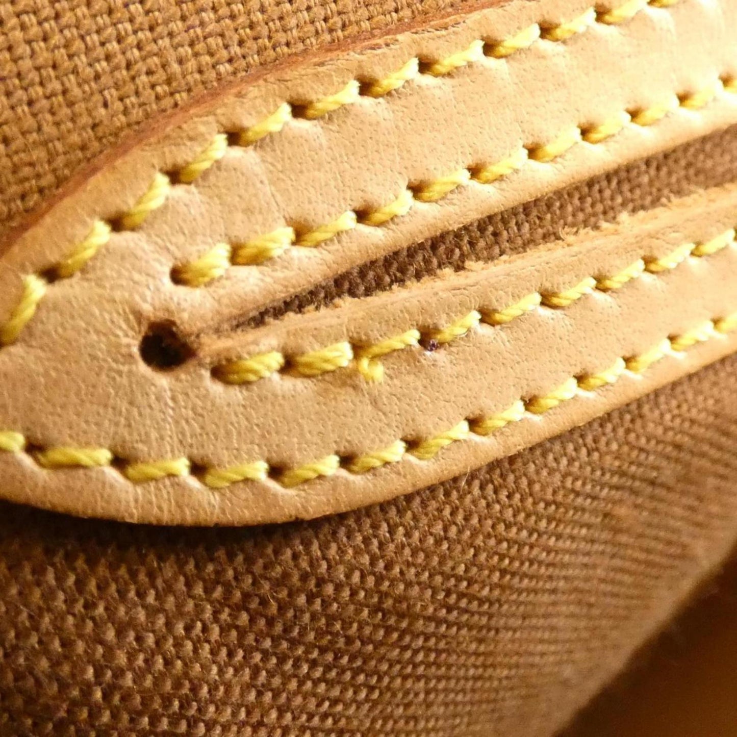 Louis Vuitton Alma, Brown, Canvas, handbag