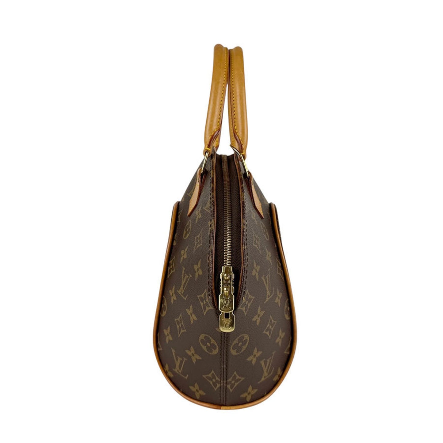 Louis Vuitton Ellipse, Brown, Canvas, handbag