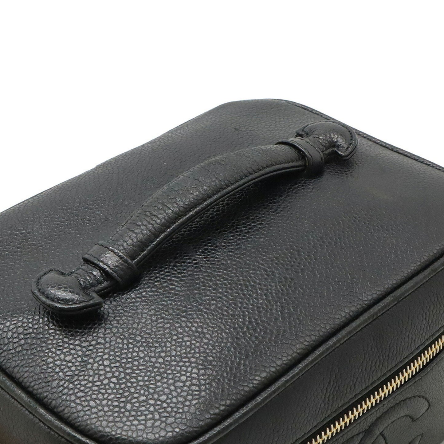 Chanel Vanity vertical, Black, Leather, handbag