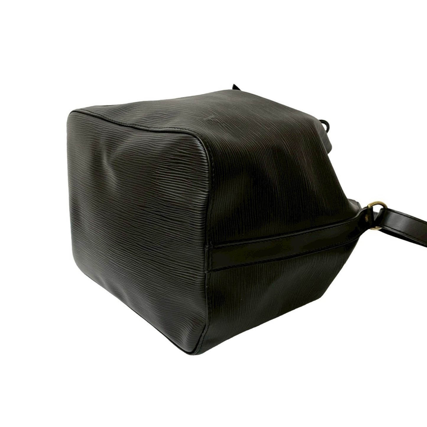 Louis Vuitton Petit Noé, Black, Leather, shoulder