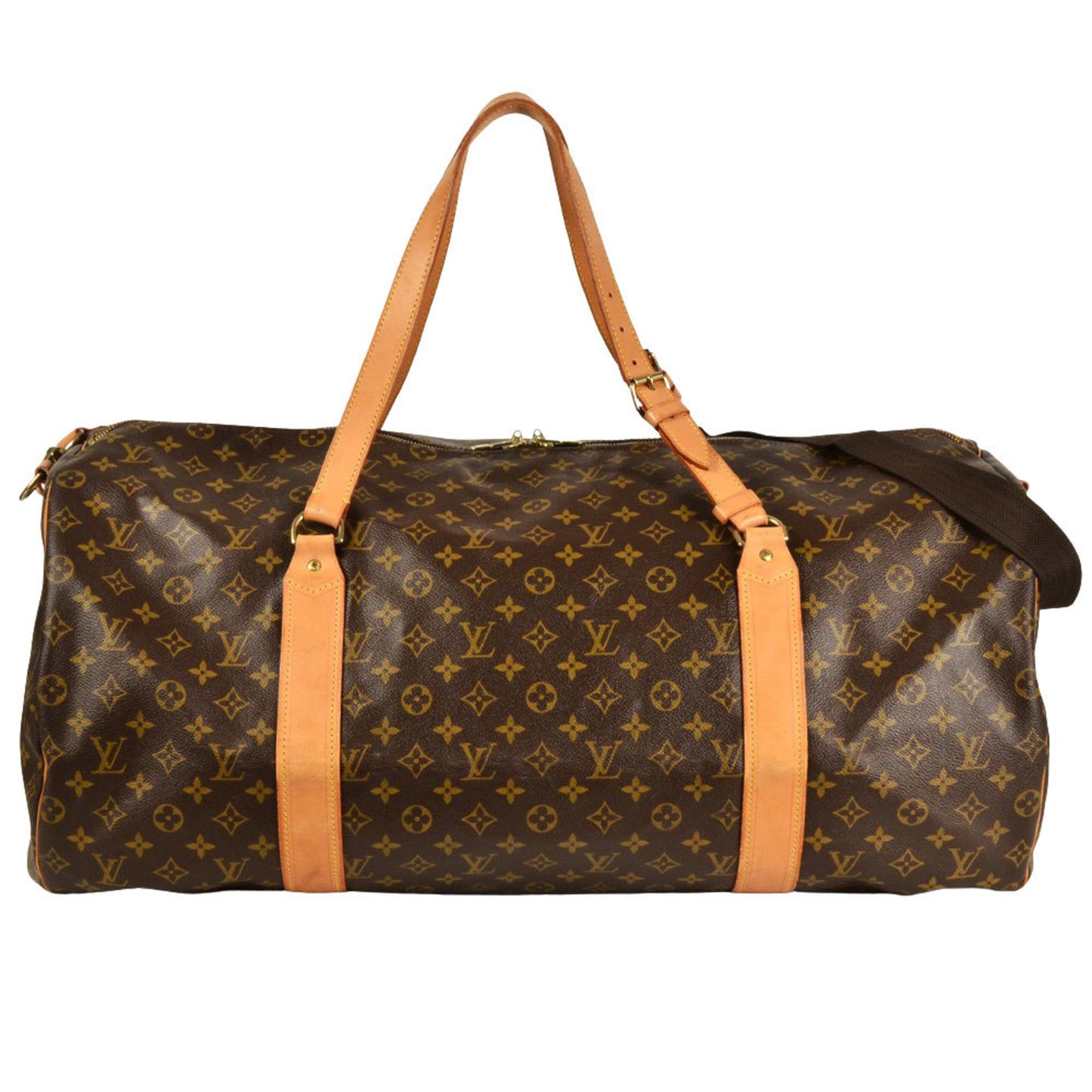 Louis Vuitton Polochon, Brown, Canvas, travel