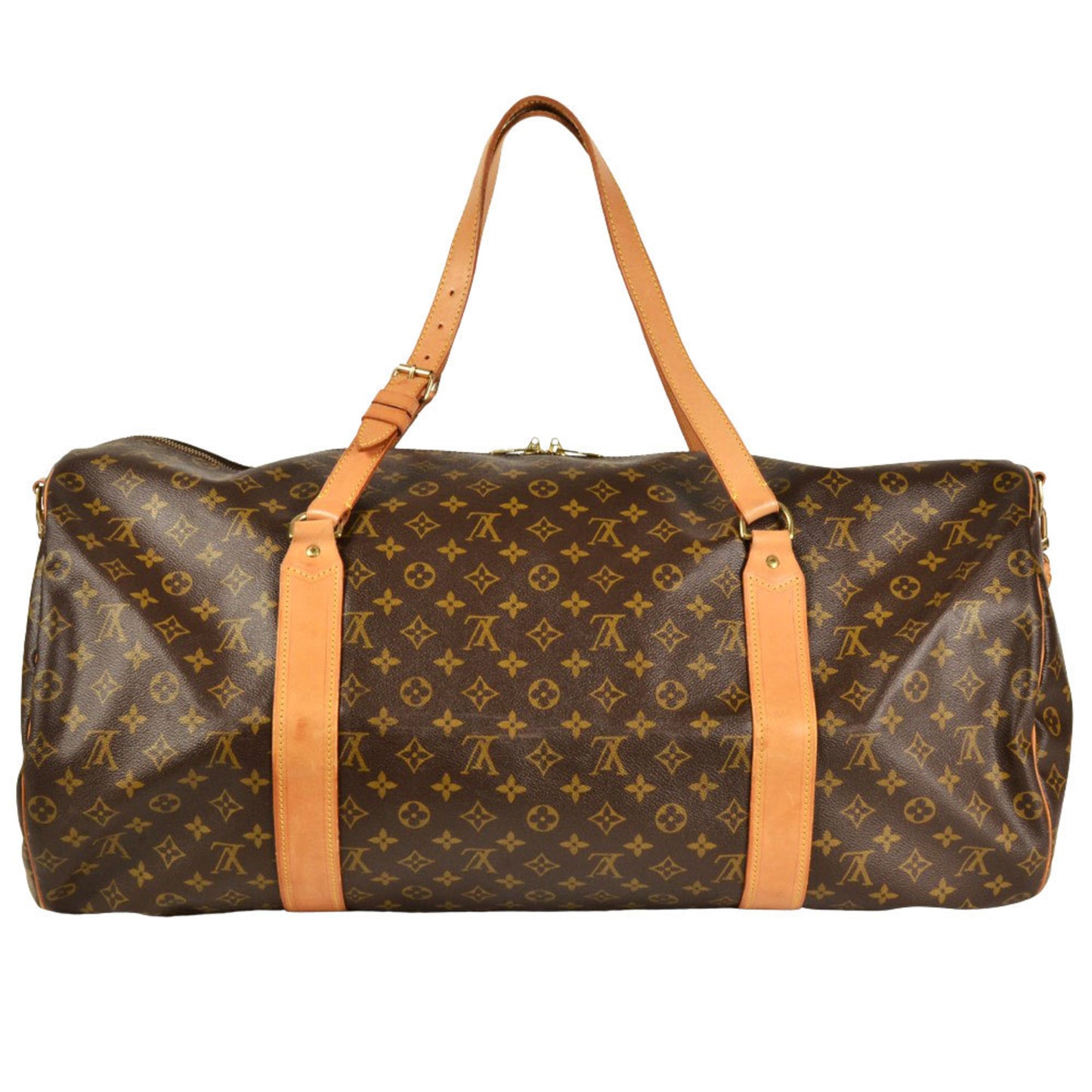 Louis Vuitton Polochon, Brown, Canvas, travel