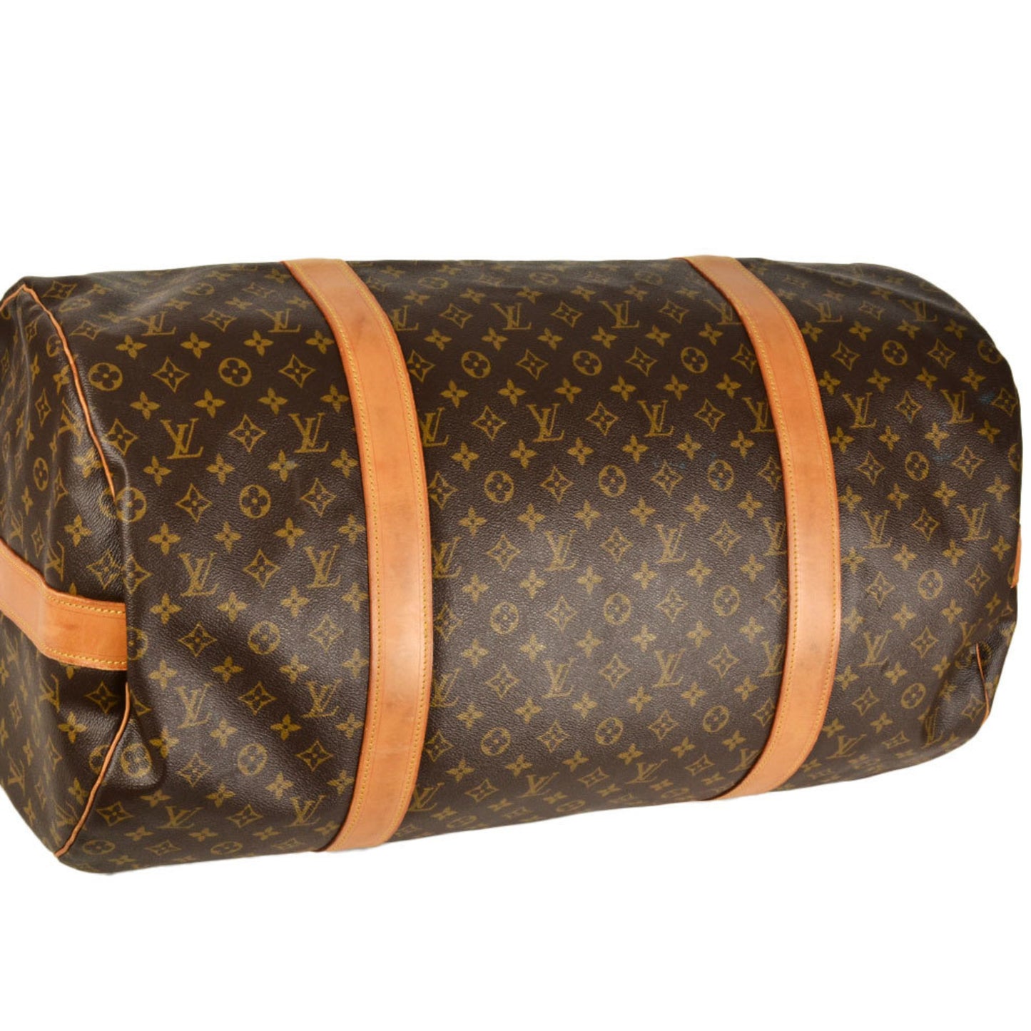 Louis Vuitton Polochon, Brown, Canvas, travel