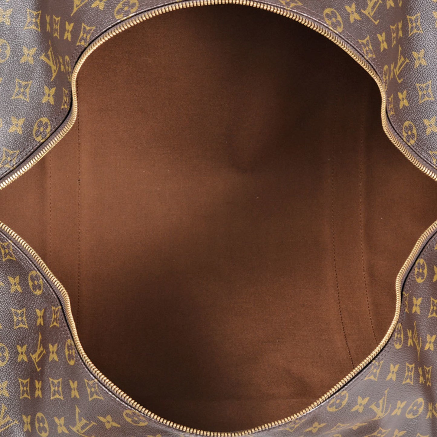 Louis Vuitton Polochon, Brown, Canvas, travel