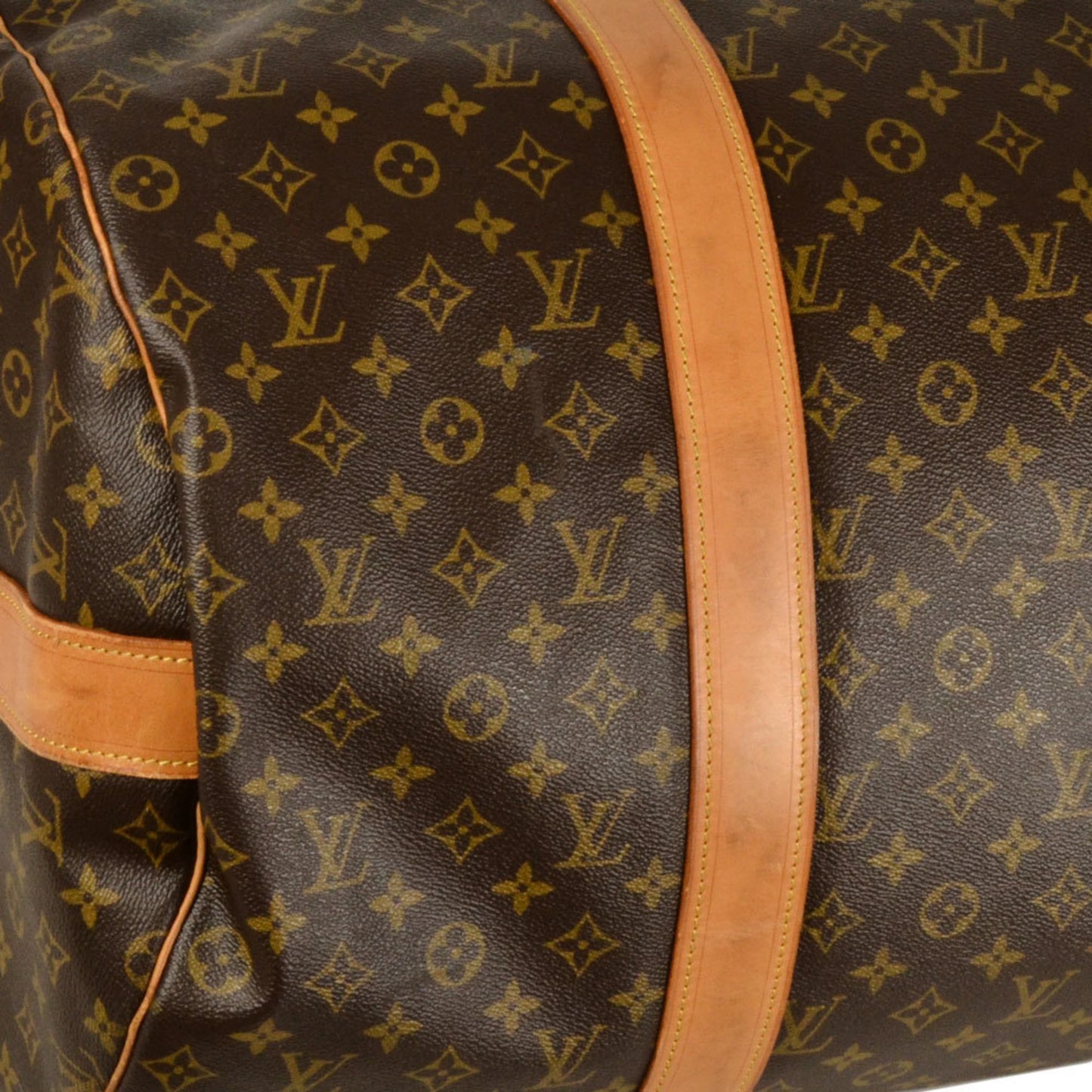 Louis Vuitton Polochon, Brown, Canvas, travel