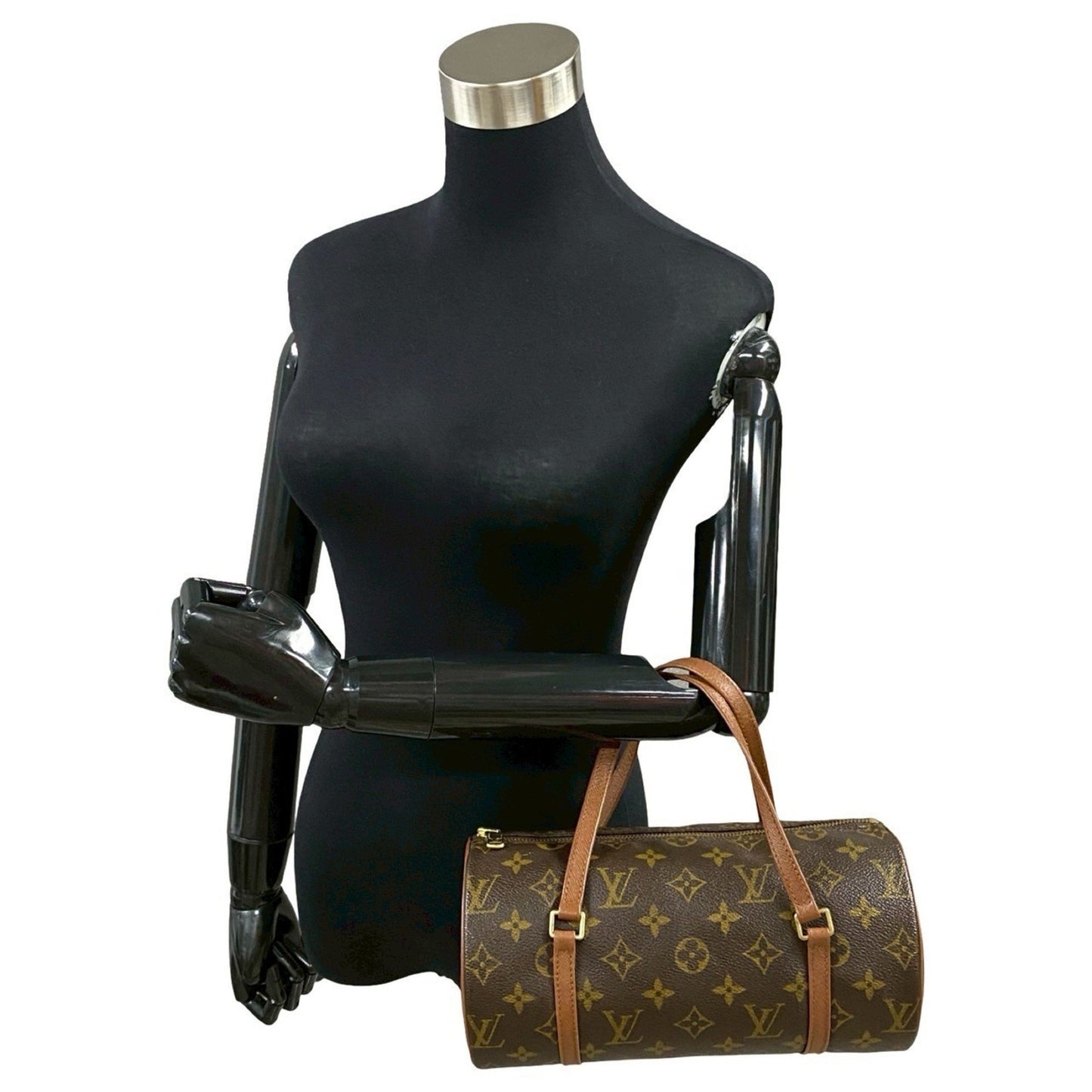Louis Vuitton Papillon 26, Brown, Canvas, handbag