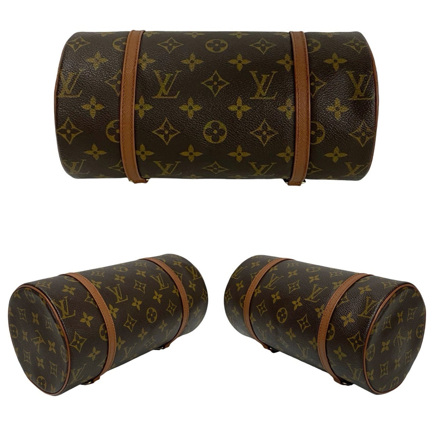 Louis Vuitton Papillon 26, Brown, Canvas, handbag