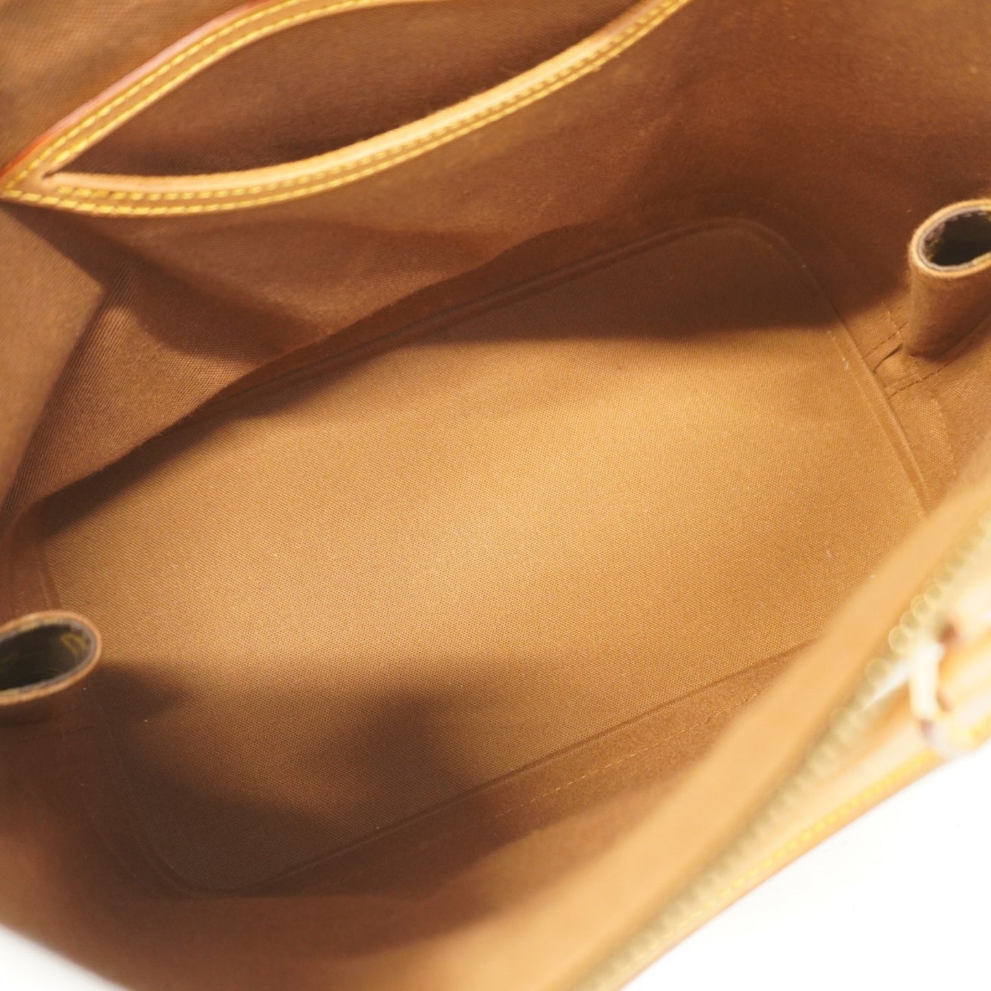Louis Vuitton Alma, Brown, Canvas, handbag