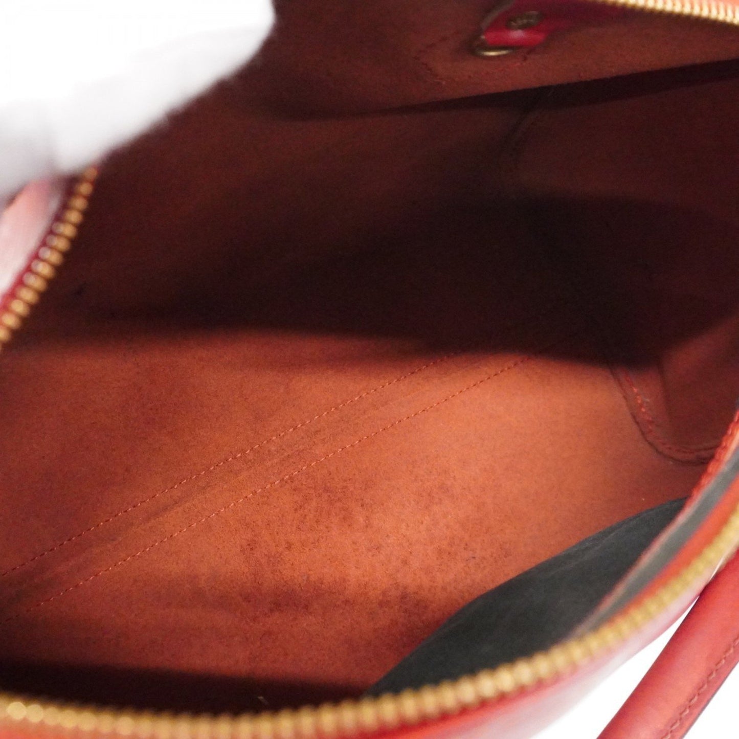 Louis Vuitton Speedy 30, Red, Leather, handbag
