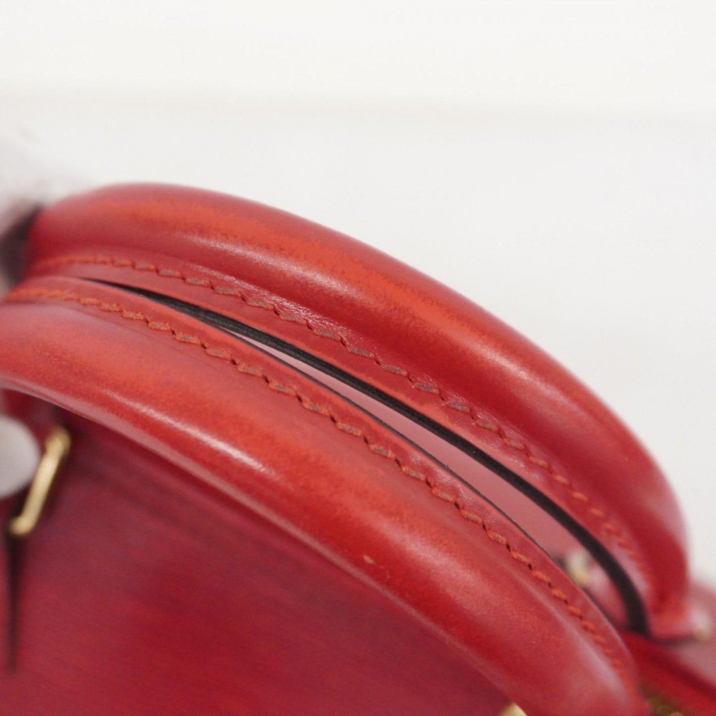 Louis Vuitton Speedy 30, Red, Leather, handbag