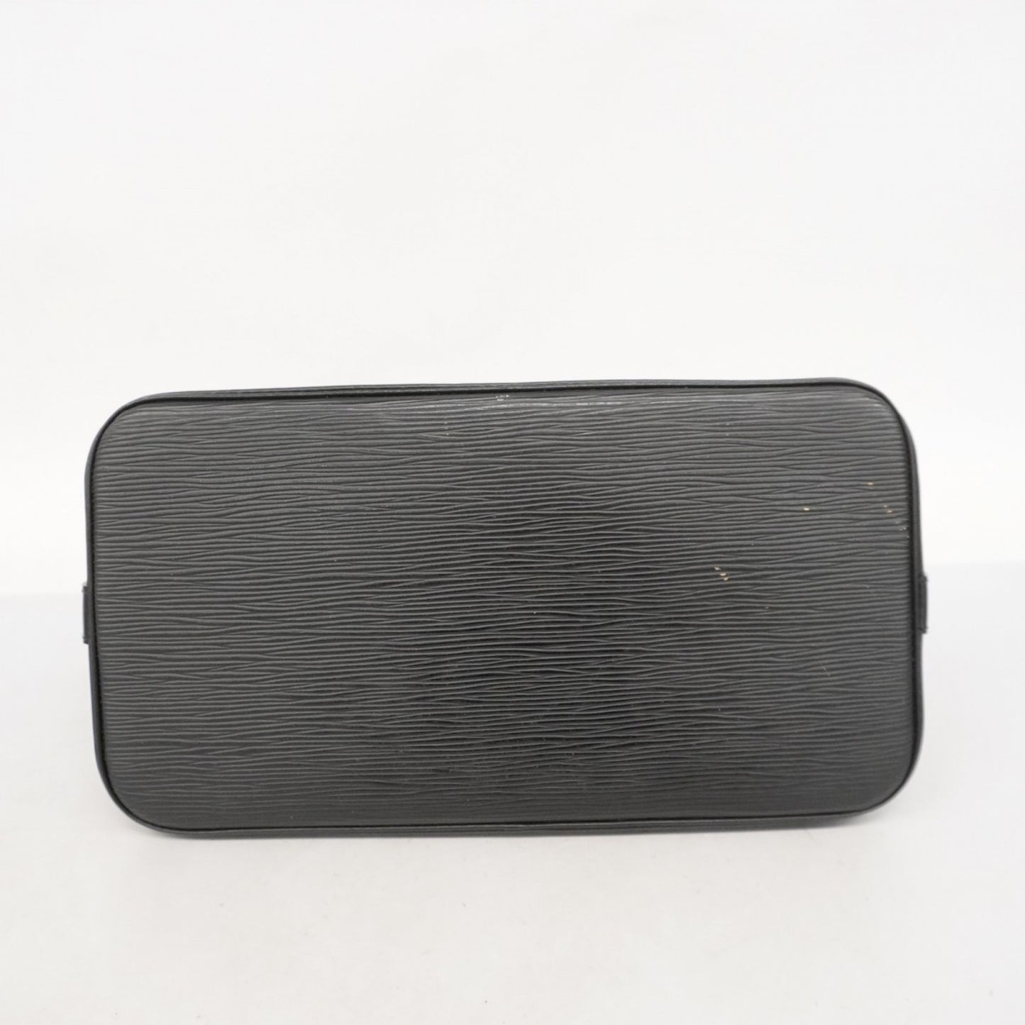 Louis Vuitton Alma, Black, Leather, handbag