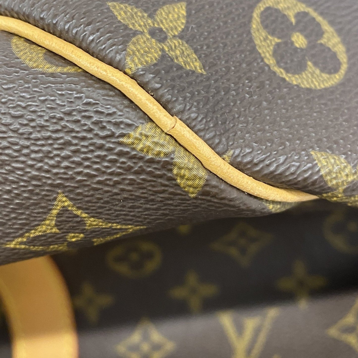Louis Vuitton Keepall Bandoulière 60, Brown, Canvas, travel