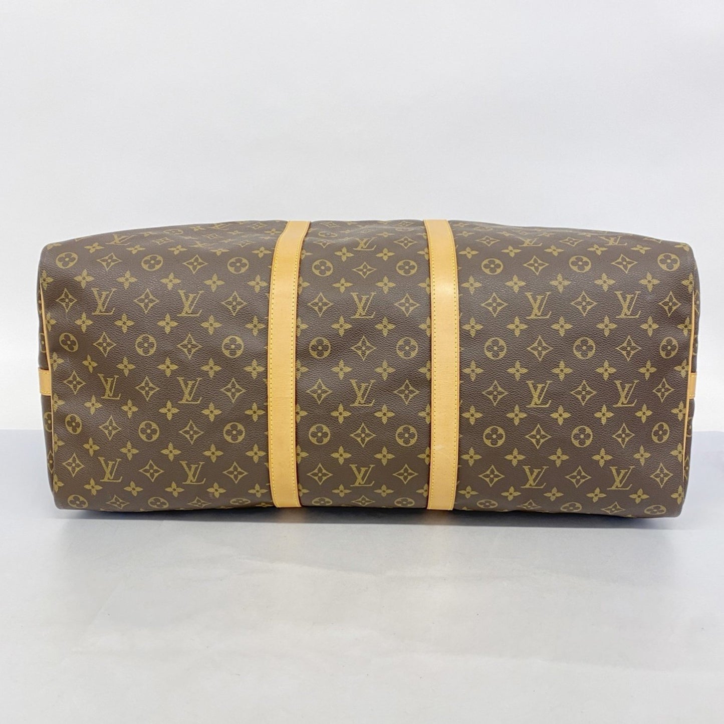 Louis Vuitton Keepall Bandoulière 60, Brown, Canvas, travel