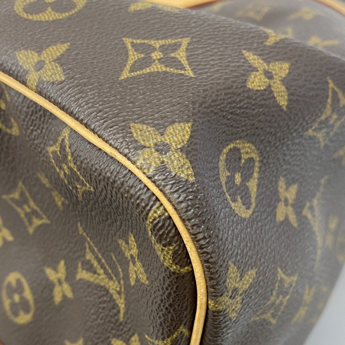 Louis Vuitton Keepall Bandoulière 60, Brown, Canvas, travel