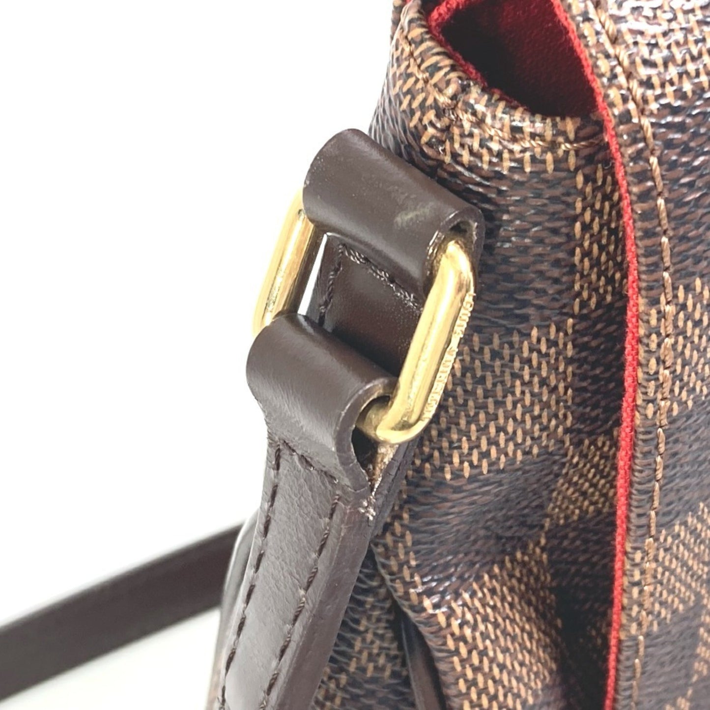 Louis Vuitton Besace, Brown, Canvas, shoulder