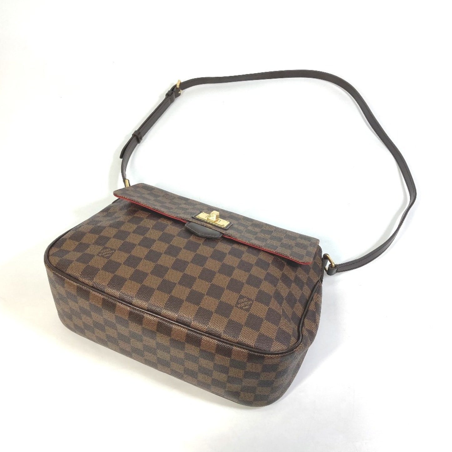 Louis Vuitton Besace, Brown, Canvas, shoulder